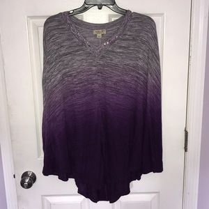 💥 purple ombré poncho 💥